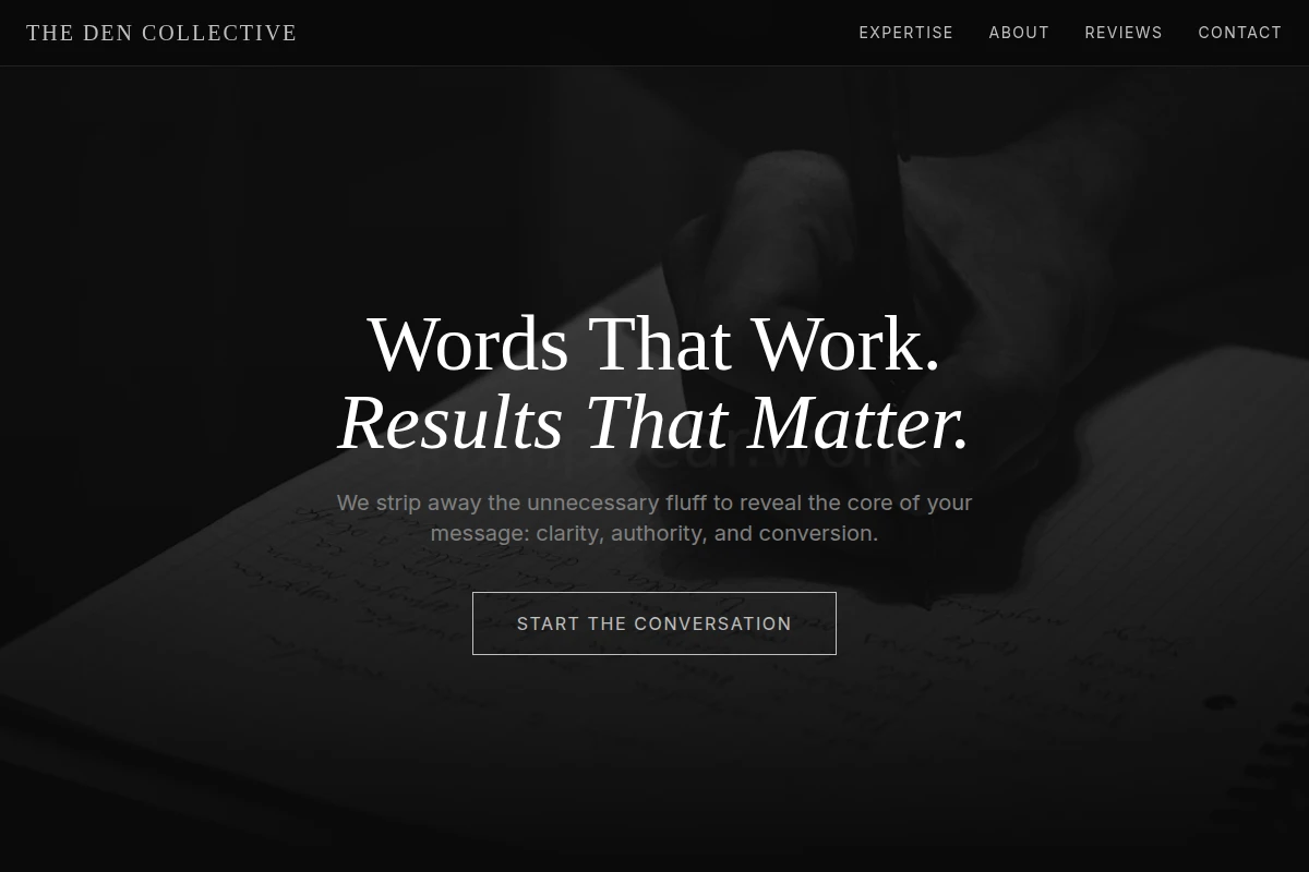 Desk Copywriting